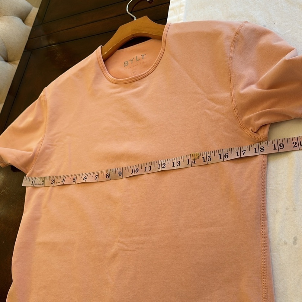 BYLT basics peach color drop cut lux small top - Picture 7 of 7